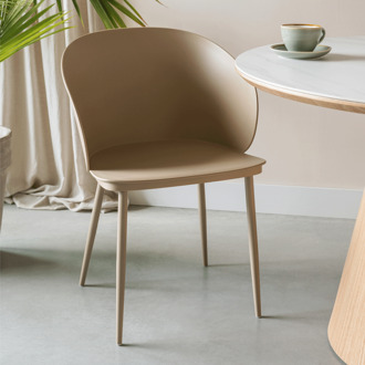 Eetkamerstoel 'Raiford' kleur Beige