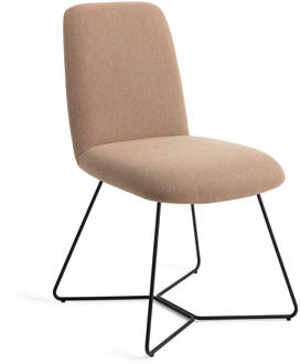 Eetkamerstoel 'Taiwa' Beehive Black, kleur Whisper Wheat