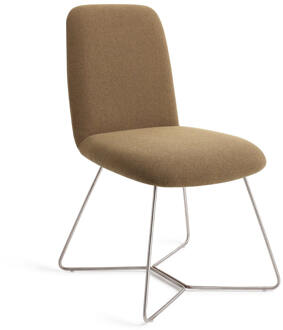 Eetkamerstoel 'Taiwa' Beehive Steel, kleur Willow