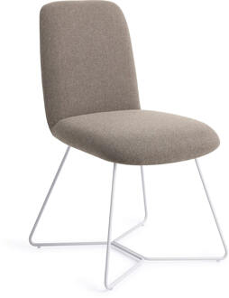 Eetkamerstoel 'Taiwa' Beehive White, kleur Foggy Fusion