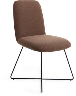 Eetkamerstoel 'Taiwa' Cross Black, kleur Rustic Rye