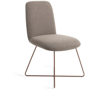 Eetkamerstoel 'Taiwa' Cross Rose, kleur Foggy Fusion