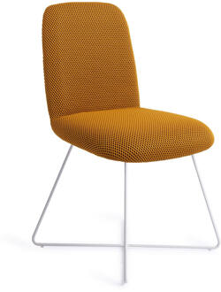 Eetkamerstoel 'Taiwa' Cross White, kleur Groovy Garam