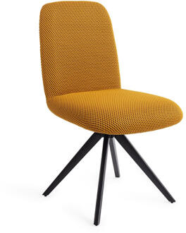 Eetkamerstoel 'Taiwa' Draaibaar, Turn Black, kleur Groovy Garam