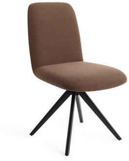 Eetkamerstoel 'Taiwa' Draaibaar, Turn Black, kleur Rustic Rye