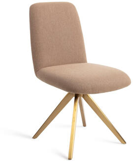 Eetkamerstoel 'Taiwa' Draaibaar, Turn Gold, kleur Whisper Wheat