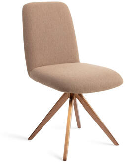 Eetkamerstoel 'Taiwa' Draaibaar, Turn Rose, kleur Whisper Wheat