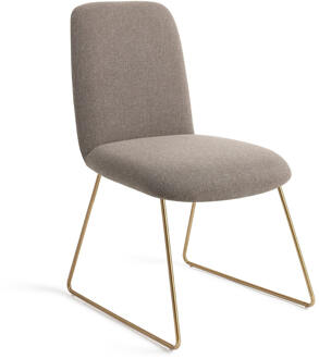 Eetkamerstoel 'Taiwa' Slide Gold, kleur Foggy Fusion