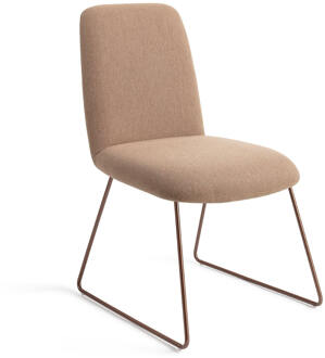 Eetkamerstoel 'Taiwa' Slide Rose, kleur Whisper Wheat