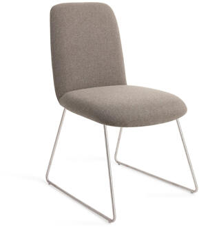 Eetkamerstoel 'Taiwa' Slide Steel, kleur Foggy Fusion