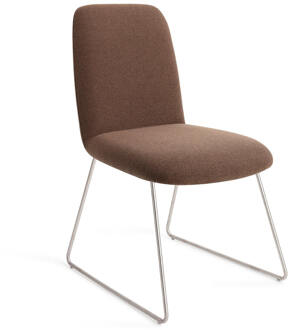 Eetkamerstoel 'Taiwa' Slide Steel, kleur Rustic Rye