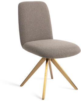 Eetkamerstoel 'Taiwa' Turn Gold, kleur Foggy Fusion