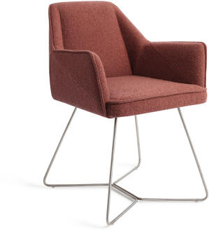 Eetkamerstoel 'Tome' Beehive Steel, kleur Shabby Saffron