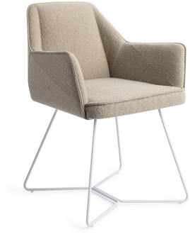 Eetkamerstoel 'Tome' Beehive White, kleur Great Greige