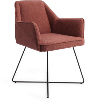 Eetkamerstoel 'Tome' Cross Black, kleur Shabby Saffron