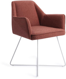 Eetkamerstoel 'Tome' Cross White, kleur Shabby Saffron