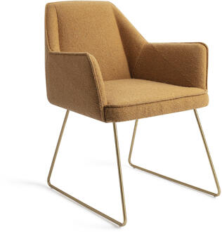 Eetkamerstoel 'Tome' Slide Gold, kleur Masai Giraffe