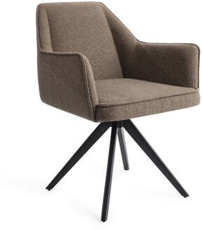 Eetkamerstoel 'Tome' Turn Black, Draaibaar, kleur Idaho Potato