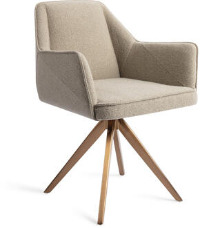 Eetkamerstoel 'Tome' Turn Rose, Draaibaar, kleur Great Greige