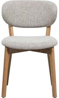 Eetkamerstoel Umari met frame Naturel - - Breedte: 82.00 cm