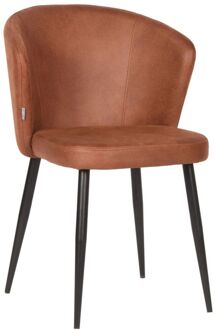 Eetkamerstoel Wave - 58x60x85cm - Cognac