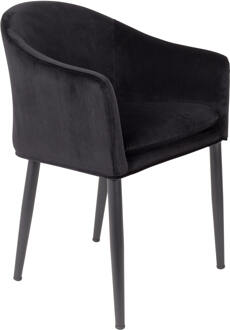 Eetkamerstoel 'Yuniesky', kleur Zwart
