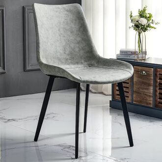 Eetkamerstoelen Metalen Eetkamerstoel Lederen Stoelen 1