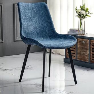 Eetkamerstoelen Metalen Eetkamerstoel Lederen Stoelen 3