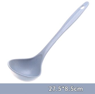 Eetlepels Tarwesteel Lepel Gezonde Milieubescherming Lepel Huishoudelijke Keukengerei Lepel groot blauw