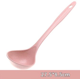 Eetlepels Tarwesteel Lepel Gezonde Milieubescherming Lepel Huishoudelijke Keukengerei Lepel groot roze