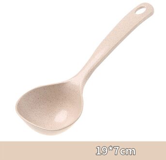 Eetlepels Tarwesteel Lepel Gezonde Milieubescherming Lepel Huishoudelijke Keukengerei Lepel klein khaki