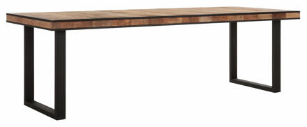 Eettafel 'Cosmo' Teakhout, 225 x 100cm Naturel
