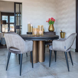 Eettafel Macaron Zwart