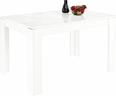 Eettafel Miro 180 cm breed in hoogglans wit Wit,Hoogglans wit