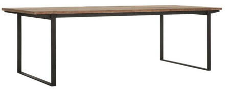 Eettafel 'Odeon' Teakhout, 250 x 100cm Bruin - 250 x 100 cm