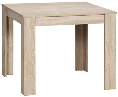 Eettafel Sepp - Eikenkleur - 75x80x80 Cm - Spaanplaat - Bruin
