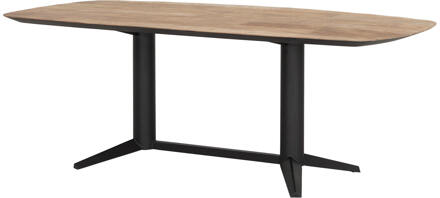 Eettafel 'Soho' Deens ovaal, Teakhout, 210 x 110cm - 210 x 110 cm