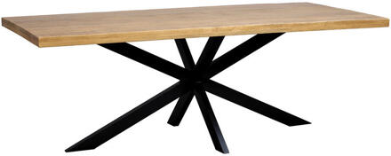 Eettafel Travis Rechthoek - 178x80x100 Cm - Mangohout - Bruin