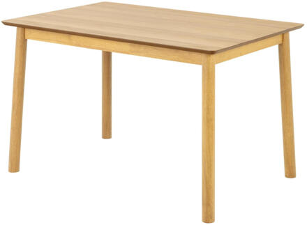 Eettafel 'Vernard' Eiken, 120 x 80cm Naturel - 120 x 80 cm