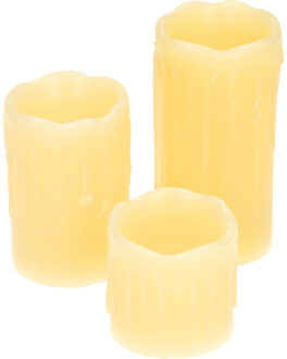 Eeuwige Kaars Led 3 Stuks Geel