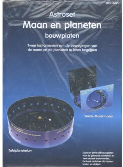 Ef & Ef Media Astroset maan en planeten bouwplaten - Boek Rob Walrecht (9077052461)
