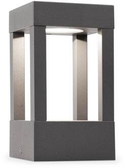Effectieve LED sokkellamp Agra donkergrijs