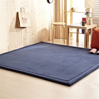 Effen 2Cm Dikte Kids Playmat Thuis Tapijt Deken Zacht Koraal Fluwelen Matten Rechthoek 100*200Cm Bedmat Skidproof kind Spel Mat