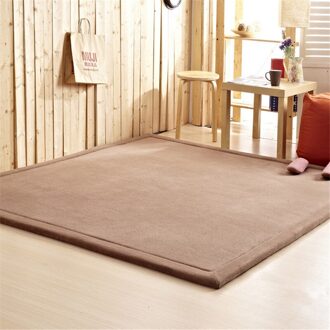 Effen 2Cm Dikte Kids Playmat Thuis Tapijt Deken Zacht Koraal Fluwelen Matten Rechthoek 100*200Cm Bedmat Skidproof kind Spel Mat