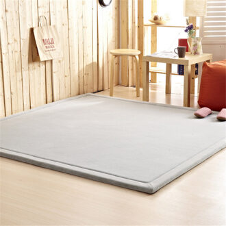 Effen 2Cm Dikte Kids Playmat Thuis Tapijt Deken Zacht Koraal Fluwelen Matten Rechthoek 100*200Cm Bedmat Skidproof kind Spel Mat