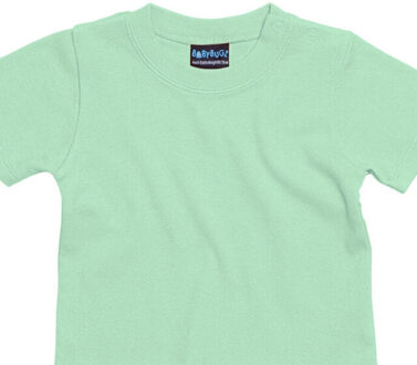 Effen baby t-shirt Groen - 80