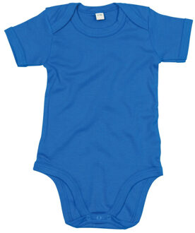 Effen babybody Blauw - 80