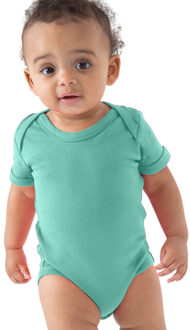 Effen babybody Groen - 68