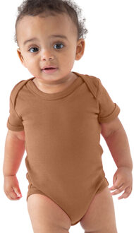 Effen babybody Oranje - 62