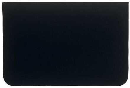 Effen bamboe laptophoes Zwart - One size